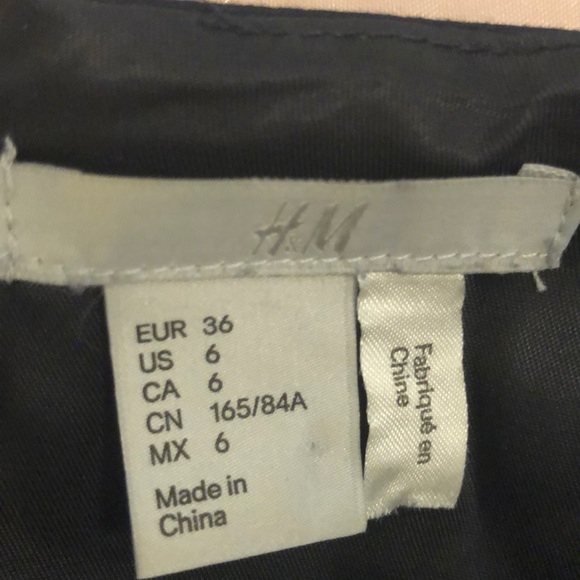 Navy blue H&M knee length dress - Picture 3 of 6